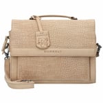 Burkely Casual Carly Sac à bandoulière en cuir 25 cm bog beige (1000235-29-21)