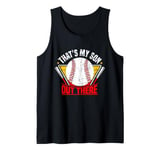 Cool Funny Game Day Season Baseball Parents Kids Tank Top