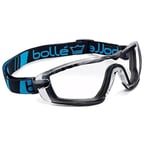 Bollé COBFSPSI Lunettes Cobra en polycarbonate avec verres anti-rayures et antibrouillard, transparent