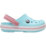 Crocs Crocband Clog T Mixte enfant Sabots, Ice Blue/White, 22/23 EU