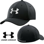 Under Armour Mens Womens Caps Blitzing Ii Baseball Cap Ua Sports Hat Black Size