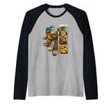 Teenage Mutant Ninja Turtles Leonardo Team Up Bring It! Manche Raglan