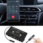 Adaptateur de cassette audio pour voiture Bluetooth 5.0 avec microphone 6H Music Time 168H en veille