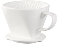 Porte-filtre à café en porcelaine pour filtre taille 2 - Rosenstein & Söhne