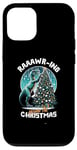 Coque pour iPhone 12/12 Pro Balade autour du dinosaure de Noël