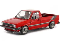 SOLIDO VW Caddy MK1 1:18 1982 Volkswagen Voiture Miniature de Collection, 1803508, Red Custom