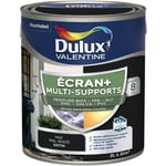 Ecran+ multi-supports exterieure - Peinture en Phase Aqueuse Éxtérieur - Satin Noir 2 l Dulux Valentine Noir