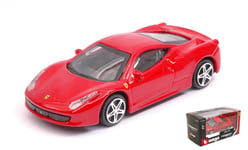 Ferrari 458 Italie Red 1:43 Model 31103R Bburago