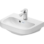 Duravit D-Code servant, 450 x 335 mm, med kranhull og overløp