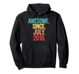 July 2010 13th Birthday Awesome Since July 2010 Thirteen Pullover Hoodie