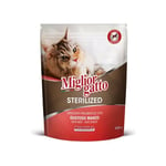 MIGLIORGATTO Sterilized Croquettes With Beef - Dry Food For Cats 400 G