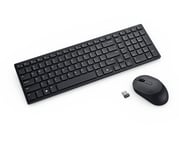 DELL KM555 clavier Souris incluse Universel RF sans fil + Bluetooth AZERTY Français Noir - Neuf