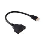 Adaptateur Prise HDMI Mâle vers Double HDMI Femelle Multiprise hdmi pour TV HD HB046