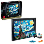 LEGO Ideas Vincent Van Gogh - The Starry Night 21333 3D Art Construction and Exhibition Model Kit for Adults (2,316 Pieces), Small