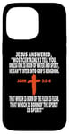 iPhone 14 Pro Max John 3:5-6 Bible Verses Scripture Case