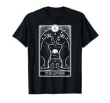 Tarot Card Mystic Cats | The Lovers Couples Valentines Day T-Shirt