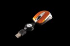 Verbatim Optical Mini Travel Mouse USB Volcanic Orange 49023