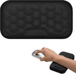 Mouse Wrist Rest, Repose-Poignet Clavier, Repose-Poignets Antidérapant, Soulage Les Douleurs au Coude, pour Ordinateur, Portable, Travail de Bureau, PC Gaming, Noir, 150 x 80 x 20mm