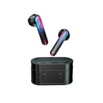 okcsc Wireless Earphones Bluetooth 5.0 in Ear Stereo Headset, Noise Canceling Built in Mic Earbuds With 350mAh Charging Case, 65ms Low-Latency, 4H standby Gaming Earphones for PUBG Red