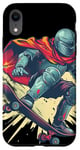 Coque pour iPhone XR Skateboard Chivalry avec cool Knight