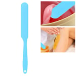 (Blue)Non Stick Wax Spatulas Silicone Waxing Applicator Reusable Hair Removal