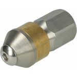 Vhbw - buse nettoyeur tuyaux compatible avec Kärcher jet haute pression - acier inoxydable, filetage interne 1/8, Rotatif, or / argenté