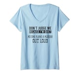 True Crime Fan Funny Murder Mystery Party V-Neck T-Shirt