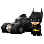 Batman 1989 with Batmobile Collectible Hot Toys Sideshow Cosbaby Series COSB710