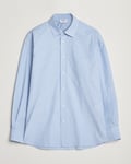 Filippa K Striped Cotton Poplin Shirt Light Blue/White