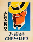 CHANTEUR MAURICE CHEVALIER ALHAMBRA Ric-POSTER HQ 60x80cm d'une AFFICHE VINTAGE