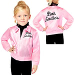 Amscan - Costume enfant Pink Lady, veste, Grease, années 50, rock 'n' roll, carnaval