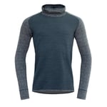 Devold Kvitegga Hoodie ulltrøye herre Fog: GO 340 304 A 402A L 2021