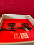 BNIB TED BAKER Suntan, Gunmetal, Garden Tools Cufflinks Set. Gift Idea!