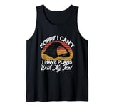 I Have Plans With My Tent Funny Camper Vintage Camping Tank Top