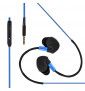 Ecouteurs Sport Pour Iphone Se 2020 Apple Avec Micro Et Bouton Reglage Son Kit Main Libre Intra-Auriculaire Jack - Bleu