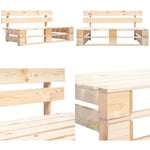 Vidaxl - Banc palette de jardin bois - banc palette - bancs palette - Home & Living - Brun