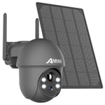 ANRAN CCTV Camera Wireless WIFI Outdoor Smart Home Security Solar Battery 2K PTZ