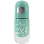 ESSENCE GEL NAIL POLISH Shade 40 Isn't She Minty Vibrant Green Long Lasting 8ml