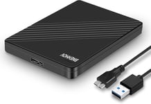 Disque Dur Externe 500Go USB 3.0 SSD Externes Plug and Play Portable Disques durs Externes Ultra Fin Stockage HDD pour Mac/PC/Ordinateur Portable