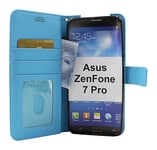 New Standcase Wallet Asus ZenFone 7 Pro (ZS671KS) (Ljusblå)