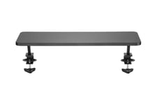 StarTech.com Monitor Riser Stand - Clamp-on Monitor Shelf for Desk - Extra Wide 25.6" (65 cm) For up to 34" Monitors - Black (MNRISERCLMP) monteringssæt - for Monitor - sort