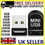 ✅Mini USB 2.0 Memory Stick 4/8/16/32/64/128/256/512gb Key Drive Laptop Flash PC✅