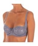 Calvin Klein Womens Balconette bra with cups and underwire QF1197E women - Grey - Size 32A