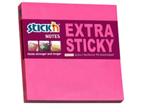 Notes Stick'n Extra Sticky Rød 76X76mm 90Blade - (12 Stk.)