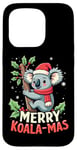 Coque pour iPhone 15 Pro Merry Koala Mas Funny Koala Noël 2024