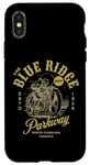 iPhone X/XS Blue Ridge Parkway BRP Vintage Motorcycle Design Case