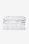 Lexington - Påslakan Checked Cotton Poplin Duvet Cover - Vit