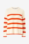 Selected FEMME - Tröja slfBloomie LS Knit O-neck - Orange