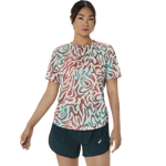 Road All Over Print Short Sleeve Top, t-shirt, dam