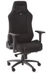 X Rocker Messina Fabric Gaming Office Chair - Black